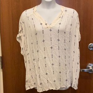 Light weight cream tunic